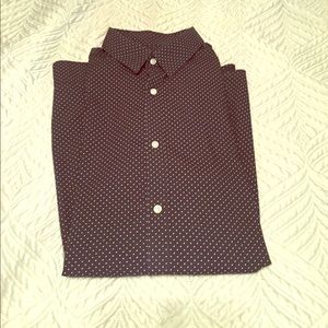 H&M Navy blue/White Dot long sleeve.